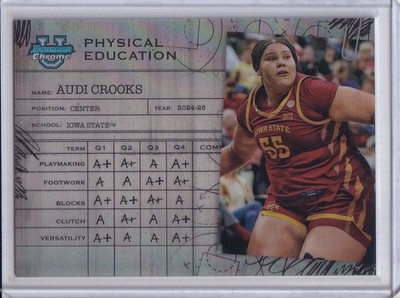 Audi Crooks 2024 Bowman Chrome University Physical Education #PE-10 (SSP)
