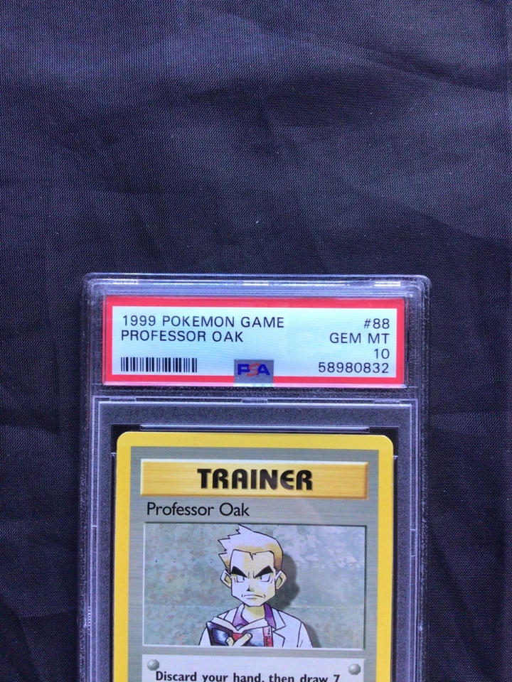 Pokemon Cards: Base Set Uncommon: Professor Oak 88/102 PSA 10 - Image 3 of 4