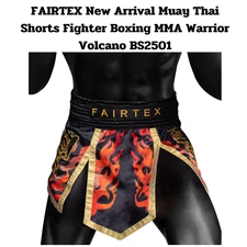Fairtex BS2501 Volcano Muay Thai Shorts Satin Boxing MMA Fighter Wear