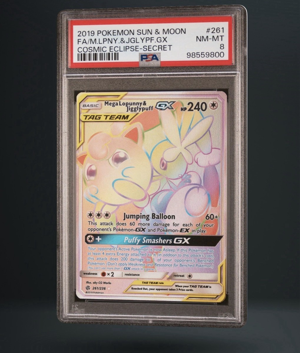Mega Lopunny & Jigglypuff GX (Secret) 261/236 Sm-Cosmic Eclipse