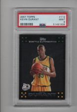 KEVIN DURANT 2007 TOPPS BASKETBALL ROOKIE CARD #112 PSA 9 MINT SEA SUPERSONICS. rookie card picture