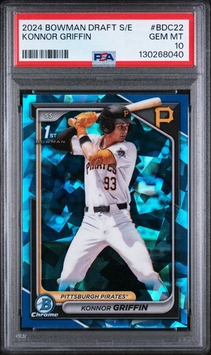 2024 Bowman Draft Sapphire Edition Konnor Griffin PSA 10