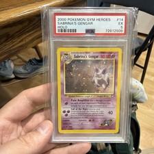 2000 POKEMON GYM HEROES HOLO #14 SABRINA'S GENGAR PSA 5 on eBay