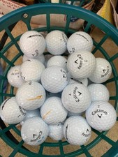 50 CALLAWAY WARBIRD WHITE GOLF BALLS MINT
