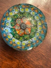 Murano paperweight millefiori with sticker NICE CONDITION