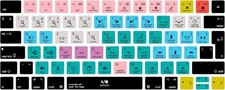 MMDW EU Layout Avid Pro Tools Shortcuts Keyboard Skin Hot Keys Ultra Thin Silic