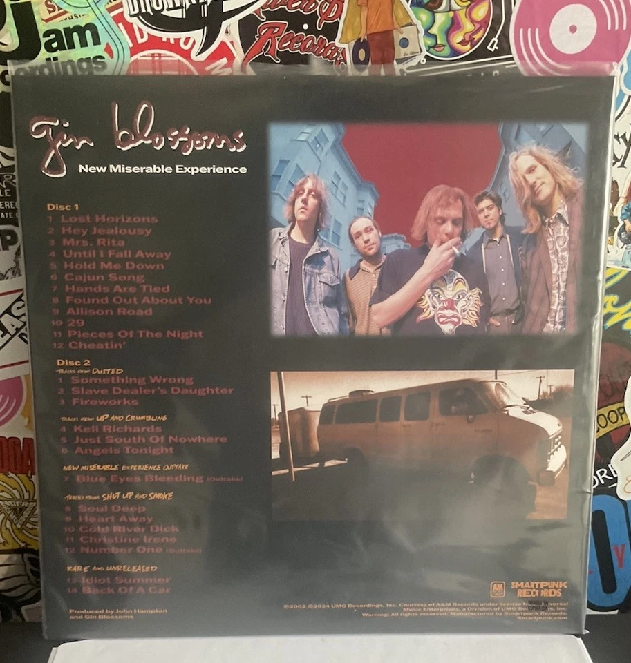 GIN BLOSSOMS New Miserable Experience NEW 2LP 3 COLOR SMASH VINYL/250 W/HYPE  Foto 2 de 3