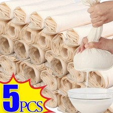 1/5x Cotton Cheese Cloth for Straining, Fine Reusable Muslin Cloths for Cooking