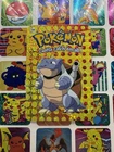 Pokemon Blastoise Vintage Pocket Monsters Vending HOLO Prism Sticker Nintendo