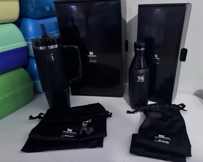 #ad New Stanley x Jennie Petal to the Metal Midnight Ruby Luxe 30 oz amp; 12 oz Bundle $105.00