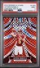 2024 Rookies & Stars Jayden Daniels Airborne Red Plaid PSA 9 MINT POP 82