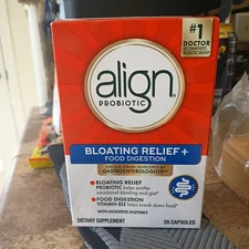 Align Probiotic Bloating Relief + Food Digestion, 28 Capsules EXP 01/2027