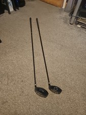 2x Ben Sayers Golf Clubs Super Steel 3 Wood And 1 Wood