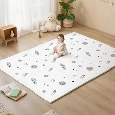 72x48 Baby Crawling Mat,Baby Foam Play Mat, Floor Mats for Kids for Infants w...