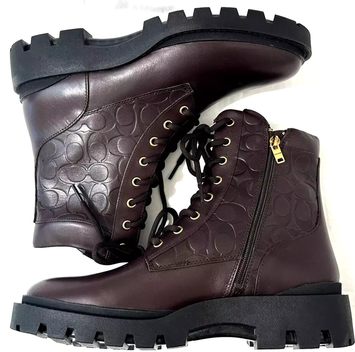 Men\'s Coach Citysole Oxblood Brown Boot NEW 
Size 7.5 D Coach Men main image 2