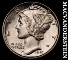 1943 Silver Mercury Dime-Choice Gem BU ++++ FSB Lustrous No Reserve #i3864
