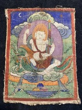 Antique Mongolian Tibetan Buddhist miniathure Tsakli Thangkas Mongolia 6A-10x13
