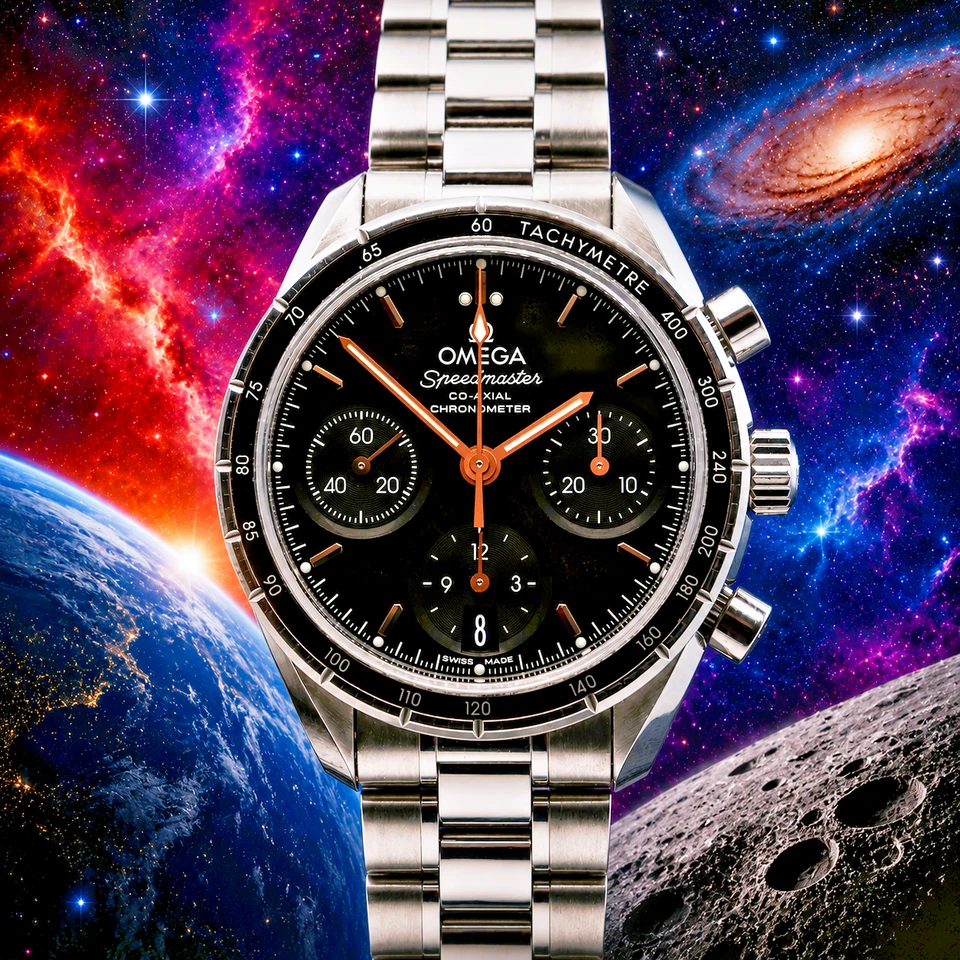 Omega Speedmaster 324.30.38.50.01.001 38 mm Black Dial Steel 2024 Box & Papers, photo 1 of 5