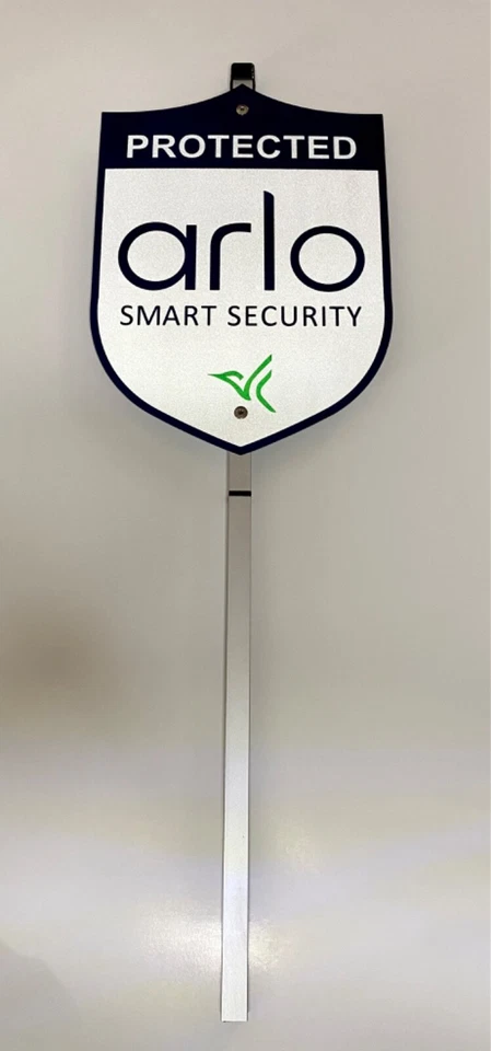 Arlo Protected Smart Security Yard Sign “ aluminum”- New And With 2- 3M Stickers - Image 4 of 4