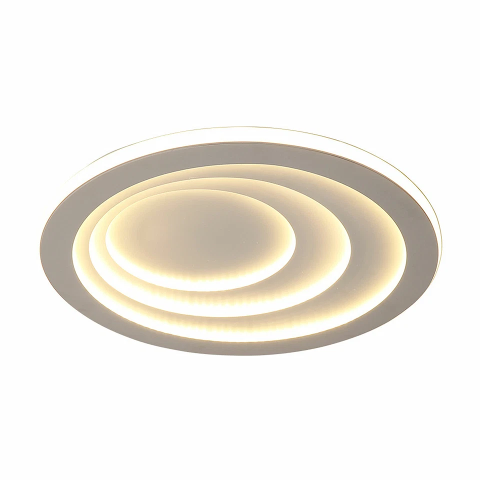 Modern LED Round Ceiling Light Flush Mount Ceiling Lamp Bedroom Lighting Fixture - Image 4 of 4