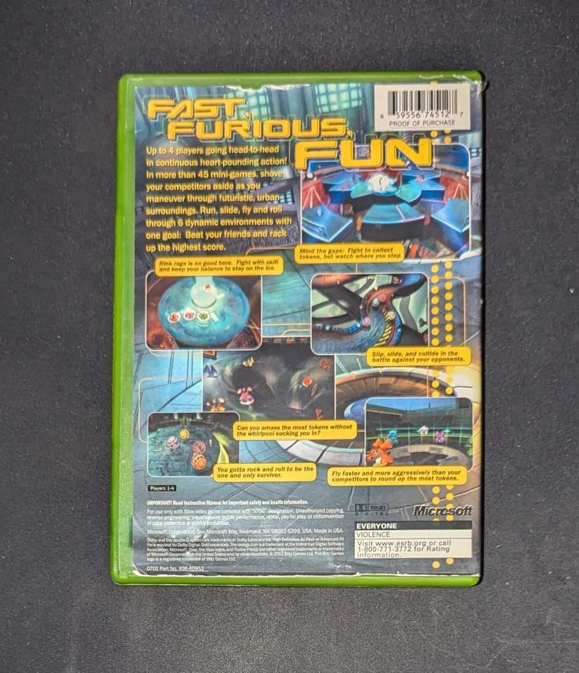 Fuzion Frenzy (Microsoft Xbox, 2001) SIN MANUAL SIN PROBAR *LEER* Foto 4 de 4