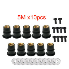 10x GOMMINI /cupolino carena moto filettati