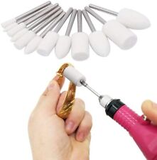 10Pcs Felt Polishing Buffing Pads Wheel Wool Plastic Rotary Tool Kit for Dremel