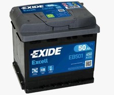 Batteria auto EXIDE EB501 50AH ampere 450A SX Excell cod. 3661024034524