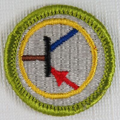Electronics Merit Badge Type G cloth back 1964-1971 Issue [MB-767]