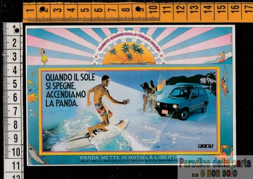 FIAT PANDA - ADESIVO VINTAGE STICKER