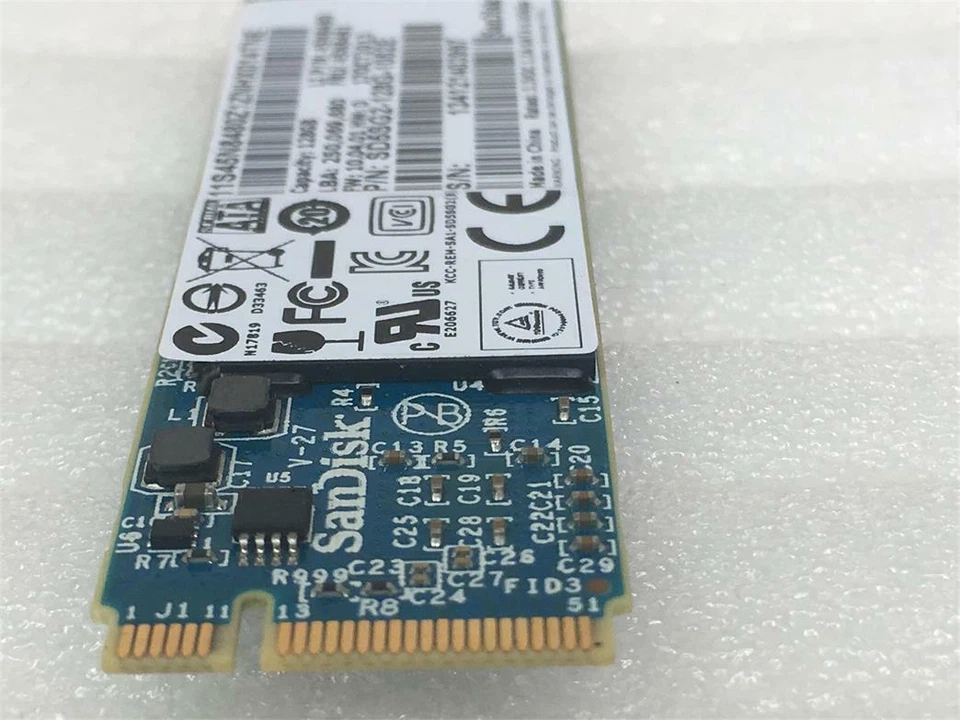 SSD 256GB SD5SG2-256G-1052E Lenovo GENUINE LABELED for Thinkpad X1 Carbon Laptop - Image 3 of 4