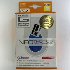 Neo G Neothotics Orthotic Insoles Heel Cushions 1 Pair Size L Unisex
