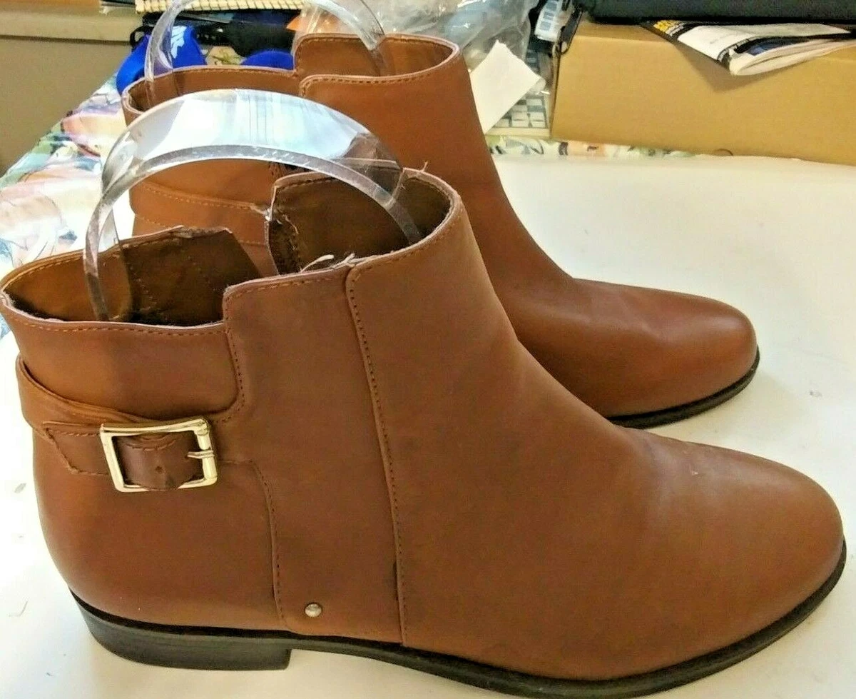 Alfani step n flex Women's Size 7.5 Ankle Boots Leather Brown | eBay