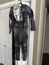 Kids' Fortnite Omega Purple Halloween Costume Jumpsuit with Mask Youth Large