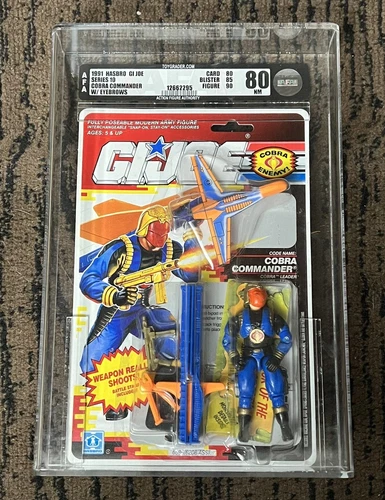 Gi Joe 1991 Cobra Commander W/ Eyebrows AFA80