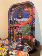 Ye's Trays Custom Comedian Artwork Aluminium Rolling Tray/ Ash Tray / Bar Tray