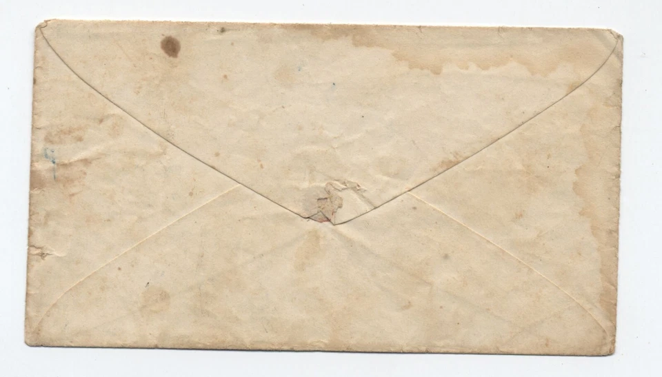 c1850 Georgetown DE stampless cover boxed straightline handstamp [S.3835] - Image 2 of 3