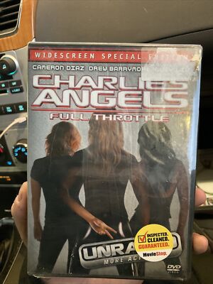 Charlie's Angels: Full Throttle (New DVD 2003 WS UNRATED) Diaz Liu Moore FREEShp