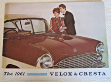 VAUXHALL 1961 VELOX & CRESTA BROCHURE. #V1280/8/60. 8 PAGES FOLD OUT.