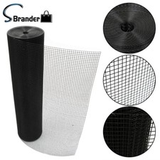 1/2inch 1inch Hardware Cloth 19 Gauge Black PVC Coated Wire Fencing