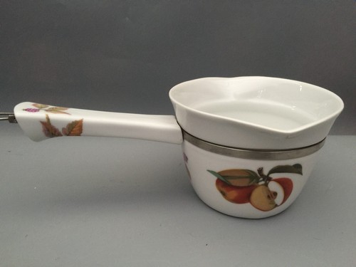 Padella latte Royal Worcester fine porcellana Evesham - Foto 3 di 9