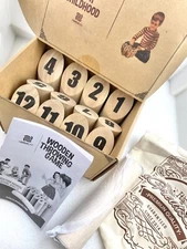 Outdoor Wooden Throw Game 12 Pins Bag Family Fun Beach Camping Park A Great Life