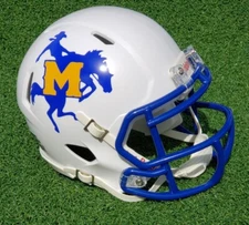 McNEESE STATE COWBOYS 2024 WHITE FOOTBALL MINI HELMET + OTHER VERSIONS