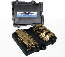 MINI ANL - GOLD FUSEHOLDER 3 4GA In 4 8GA Out