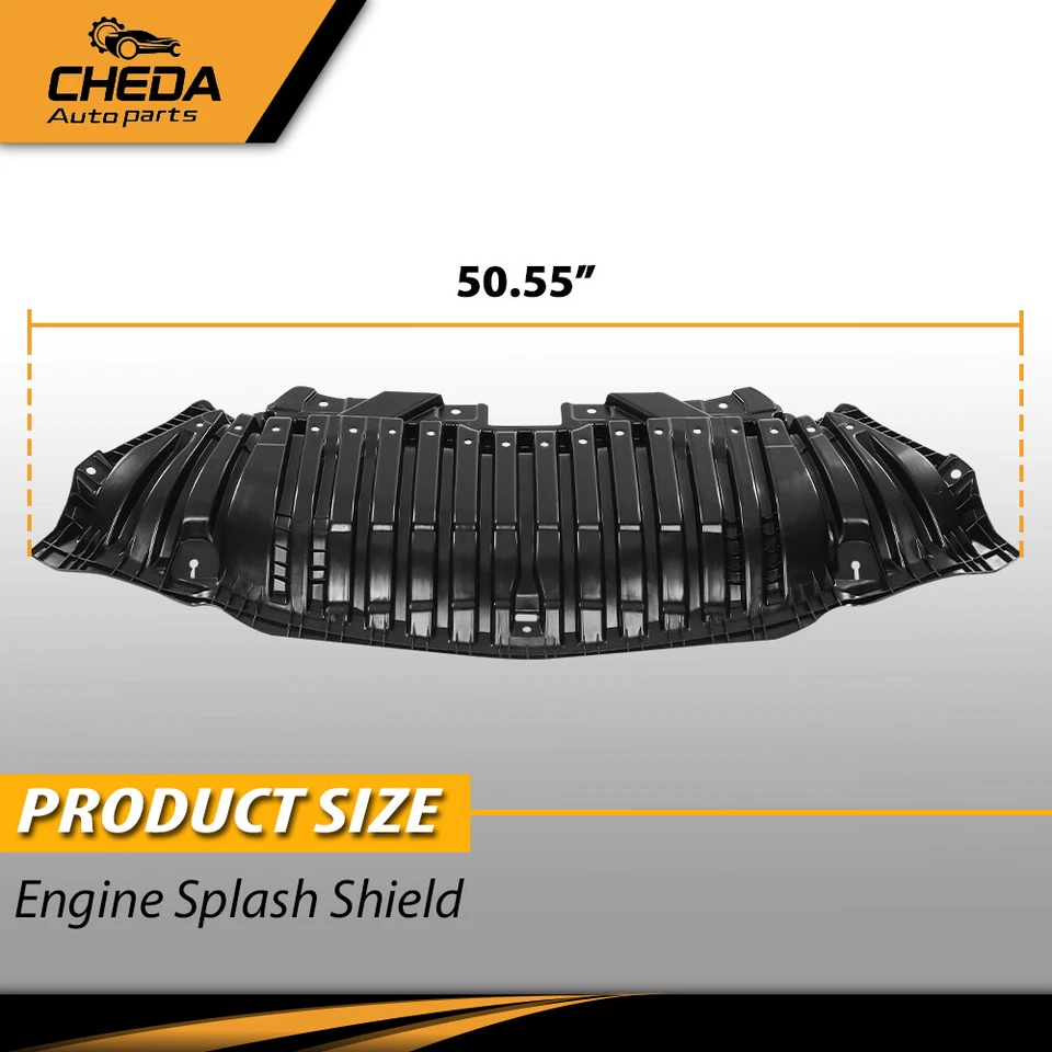 Protector contra salpicaduras bajo cubierta motor delantero apto para Mercedes-Benz C300 2016-2021 nuevo Foto 3 de 4