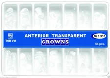 64 Pcs/Box Dental Transparent matrices Matrix Crown Anterior TOR VM 1.910 Adult