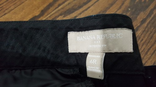 Banana Republic Women's Pants Jackson Fit Black Size 6 - Picture 5 of 5