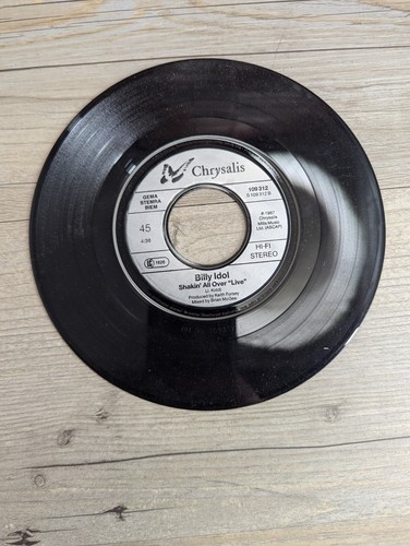 Billy Idol Mony Mony Live Shakin All Over Chrysalis 45rpm 1987 109312 HiFi - Picture 2 of 5