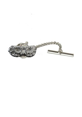 Maskerade Maske 2x,9cm ft131 Krawattennadel mit Kette aus englischem Zinn 