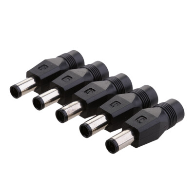5pcs DC Power Adapter 7.4x5.0mm Stecker auf 5.5x2.1mm Female Jack Connector